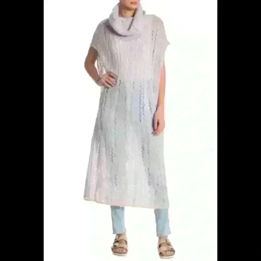 NWT Free People Pirouette Knit Cowl Neck Tunic